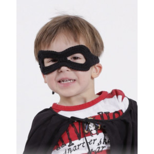 Little Zorro by DROPS Design - Mask Virkmönster One size