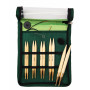 KnitPro Bamboo Ändstickor-set Bambu 60-80-100 cm 6-10 mm 5 storlekar Chunky