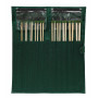 KnitPro Bamboo Jumperstickor set Bambu 25 cm 3-10 mm 10 storlekar