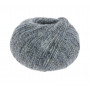Lana Grossa Ecopuno Tweed Garn 307 Denim grå