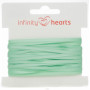Infinity Hearts Satinband Dubbelsidigt 3mm 530 Mint - 5m