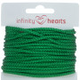 Infinity Hearts Anoraksnöre Polyester 3mm 07 Grön - 5m