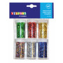 Playbox Glitterpulver/Glimmer Basfärger 20g - 6 st