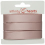 Infinity Hearts Satinband Dubbelsidigt 15mm 146 Rosa - 5m