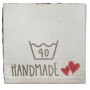 Label Tvätt 40 Grader Handmade Vit - 1 st