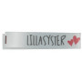 Label Lilasyster Vit - 1 st