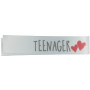 Label Teenager Vit - 1 st