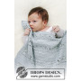 Sleepy Times by DROPS Design - Baby Filt Virkmönster 65x81 cm