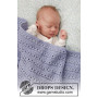Sleepyhead by DROPS Design - Baby Filt Virkmönster 66-80 cm