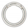 Infinity Hearts O-ring med Öppning Mässing Silver Ø25mm - 5 st