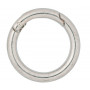 Infinity Hearts O-ring med Öppning Mässing Silver Ø35mm - 5 st
