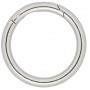 Infinity Hearts O-ring med Öppning Mässing Silver Ø50mm - 5 st