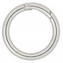 Infinity Hearts O-ring med Öppning Mässing Silver Ø45mm - 5 st