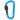 Infinity Hearts Karbinhake med Lås Mässing Mörkblå 80mm - 5 st