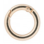 Infinity Hearts O-ring med Öppning Mässing Ljus Guld Ø23,5mm - 5 st
