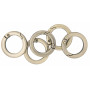 Infinity Hearts O-ring med Öppning Mässing Antik brons Ø23,5mm - 5 st