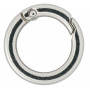 Infinity Hearts O-ring med Öppning Mässing Silver Ø23,5mm - 5 st