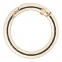 Infinity Hearts O-ring med Öppning Mässing Ljus Guld Ø30mm - 5 st