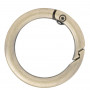 Infinity Hearts O-ring med Öppning Mässing Antik brons Ø30mm - 5 st
