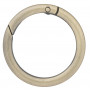 Infinity Hearts O-ring med Öppning Mässing Antik brons Ø37,6mm - 5 st