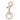 Infinity Hearts Karbinhake med D-ring Mässing Ljus Guld 45mm - 5 st