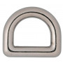 Infinity Hearts D-Ring Mässing Silver 12x12mm - 5 st