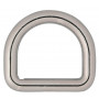 Infinity Hearts D-Ring Mässing Silver 19x19mm - 5 st