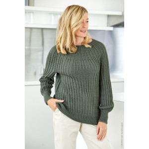 Cool Wool Sweater av Lana Grossa - Sweater med Runt Ok Strl. 36/38 - 48/50