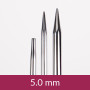Drops Pro Klassiska utbytbara runda nålar Mässing 12cm 5,00mm / 4.5in US8