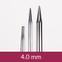 Drops Pro Klassiska utbytbara runda nålar Mässing 12cm 4,00mm / 4.5in US6