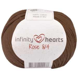 Infinity Hjärtan Rose 8/4 Garn Unicolor 219 Brun