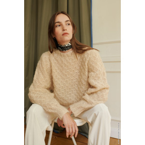 Lala Berlin Brushy Sweater av Lana Grossa - Sweater Stickmönster Strl. 36/40-42/46