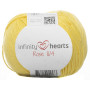 Infinity Hearts Rose 8/4 Garn Unicolor 188 Mörk Gul