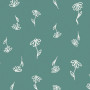Bomullspoplin Blommor 150cm 015 - 50 cm
