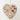Hjärta av Självhärdande Lera av Rito Krea - DIY Hjärta 17x19 cm - 2 st