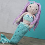 Gör det själv/DIY set Milou Mermaid Virkning