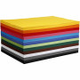 Färgad kartong, ass. färger, A2, 420x594 mm, 180 g, 120 ass. ark/ 1 pk.