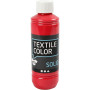 Textile Solid textilfärg, röd, täckande, 250 ml/ 1 flaska