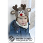 Little Rudolph by DROPS Design - Mössa Virk-mönster strl. 6/9 mån - 9/10 år