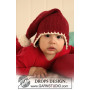 Santa Baby by DROPS Design - Baby Tomtemössa Stick-mönster strl. 1/3 mån - 3/4 år