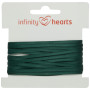 Infinity Hearts Satinband Dubbelsidigt 3mm 593 Armygrön - 5m