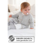 Little Pearl Cardigan by DROPS Design - Baby Jacka Stickmönster str. 0/1 mån - 3/4 år
