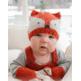 Baby Fox by DROPS Design - Baby Mössa och vantar Stickmönster Str. Prematur - 3/4 år
