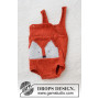 Baby Fox Onesie by DROPS Design - Baby Bodystock Stickmönster Str. Prematur - 3/4 år