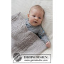 Cosy Twists by DROPS Design - Baby Filt Stickmönster 65-80 cm