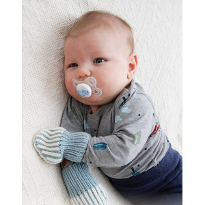 Tiny Mitts by DROPS Design - Baby vantar Stickmönster Str. 1/3 mån - 6/9 mån