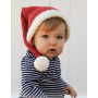 Sleepy Santa Hat by DROPS Design - Baby Tomteluva Stickmönster str. 0/1 mån -2 år