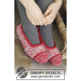 Merry Slippers by DROPS Design - Tofflor Virk-mönster str. 35/37 - 42/44