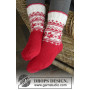 Merry & Warm by DROPS Design - Sockor Stick-mönster str. 32/34 - 41/43