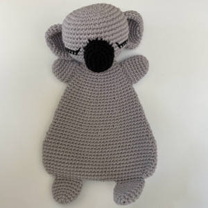 Koalasnuttebjörnen Nuno av Rito Krea - snuttefilt virkmönster 27 cm